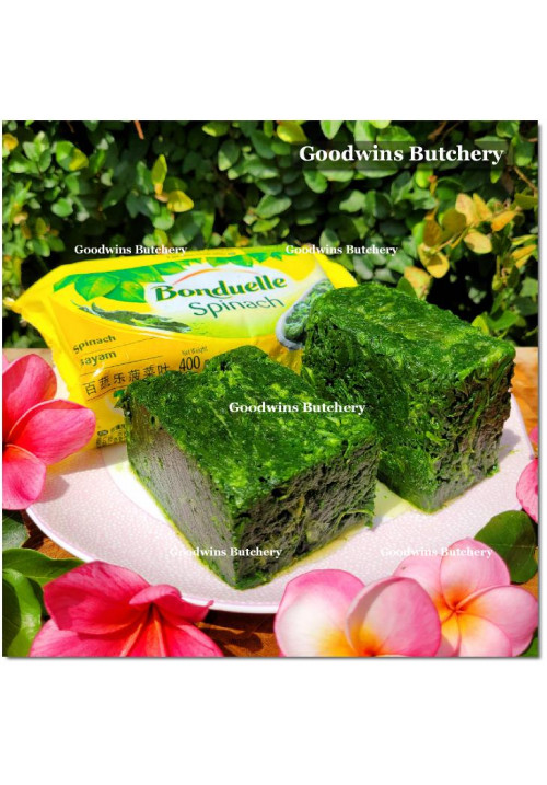 Vegetable Bonduelle France frozen SPINACH LEAF 400g